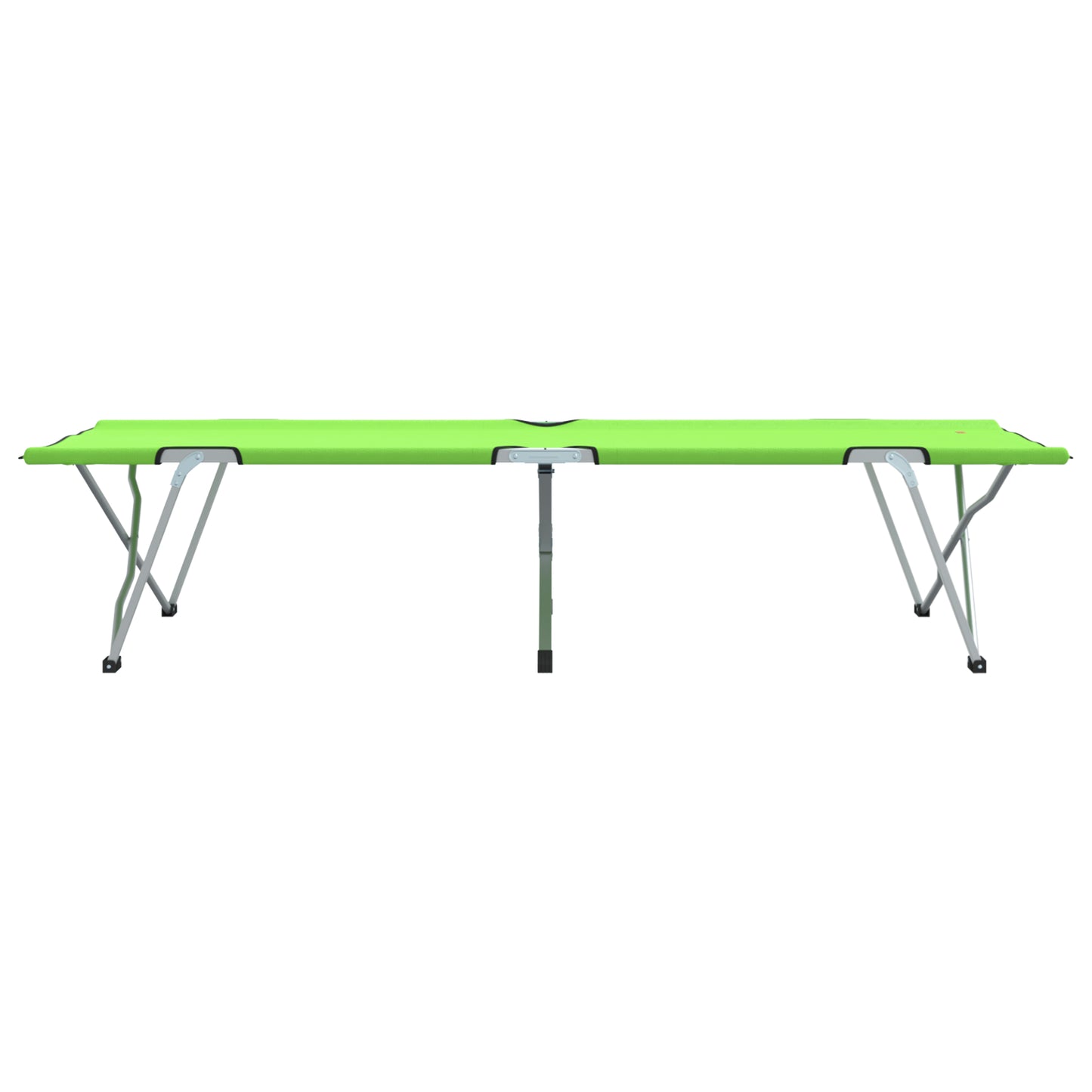 Sammenleggbar camping seng grønn 194 x 62,5 x 42,5 cm