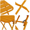 Bistrosett 3 pcs Sennepsgul Stål