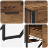 Kommode med skuff Gamle tre 91 x 35.5 x 74.5 cm Konstruert tre