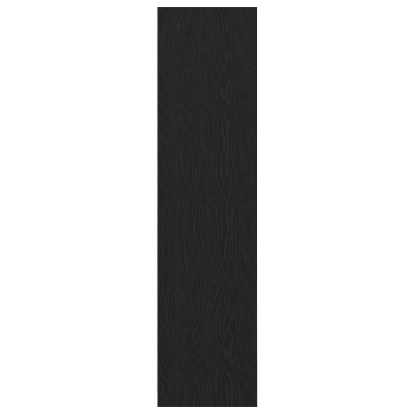 Garderobeskap Svart Eik 30 x 50 x 200 cm Konstruert tre