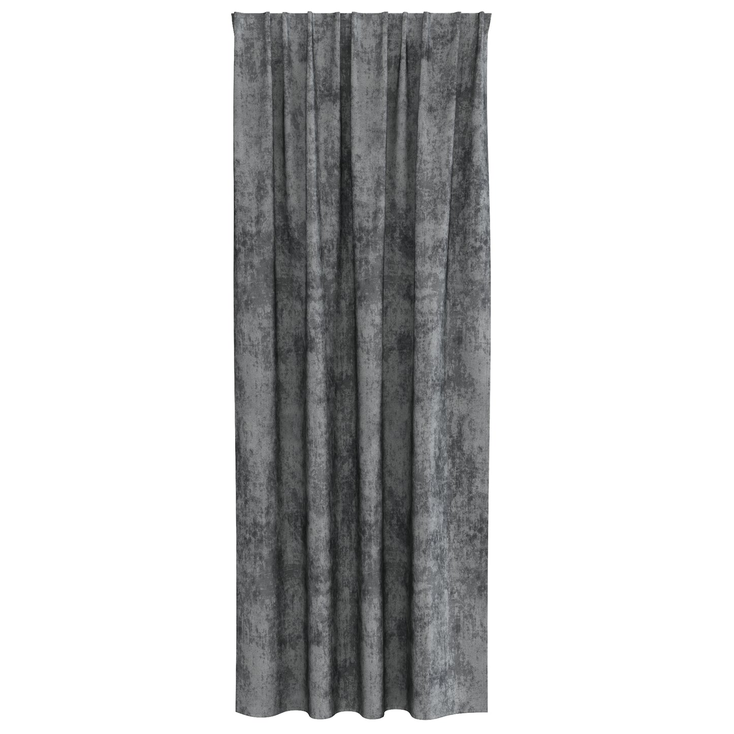 Fløyel Gardiner med gardiner 2 pcs Grå 225 x 140 cm Fløyel