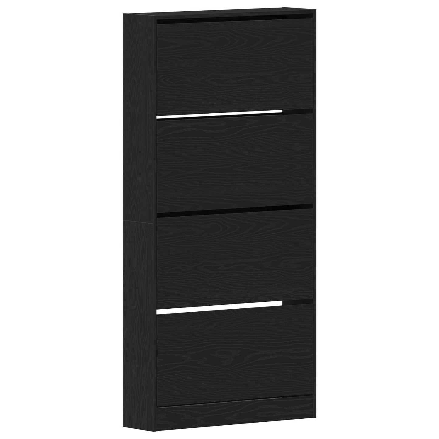 Sko Skap 80 x 21 x 163,5 cm Konstruert tre Svart Eik