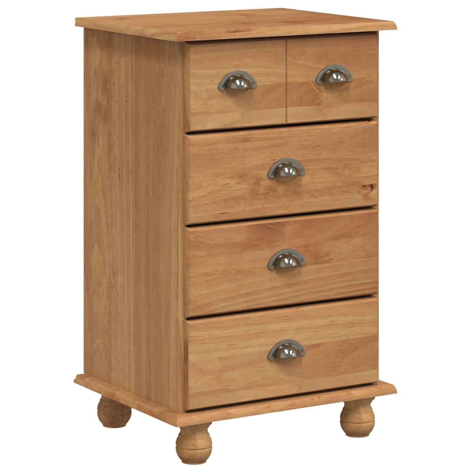 Skap med skuffer Brun 45,8 x 40 x 79 cm Massivt furutre