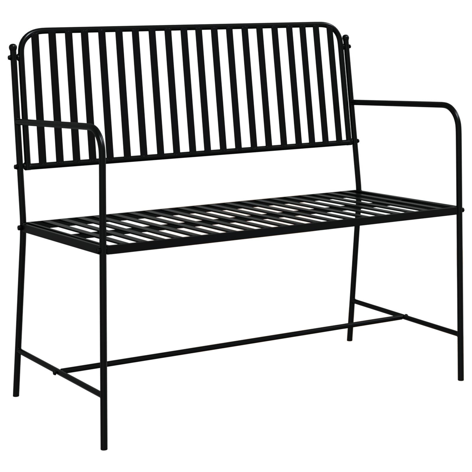 Hagebenk Svart 104 x 54 x 93 cm Stål