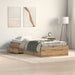 Sengestamme med skuff Artisan Eik 100 x 200 cm Konstruert tre