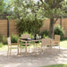 Hage Spisegruppe 5 pcs Beige polyrotting
