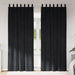 Blendingsgardiner 2 pcs Svart 140 x 225 cm Fløyel
