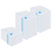 Oppbevaringsposer 50 pcs Transparent og blå 130 x 100 cm