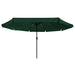 Hageparasol grønn 395 x 395 x 245 cm Polyester