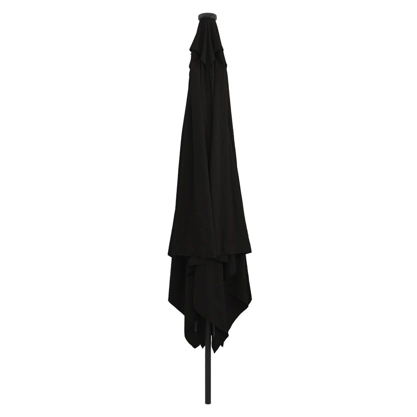 Hageparasol Svart 295 x 295 x 245 cm Polyester og stål