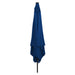 Hageparasol 295 x 295 x 245 cm Polyester og stål Azurblå