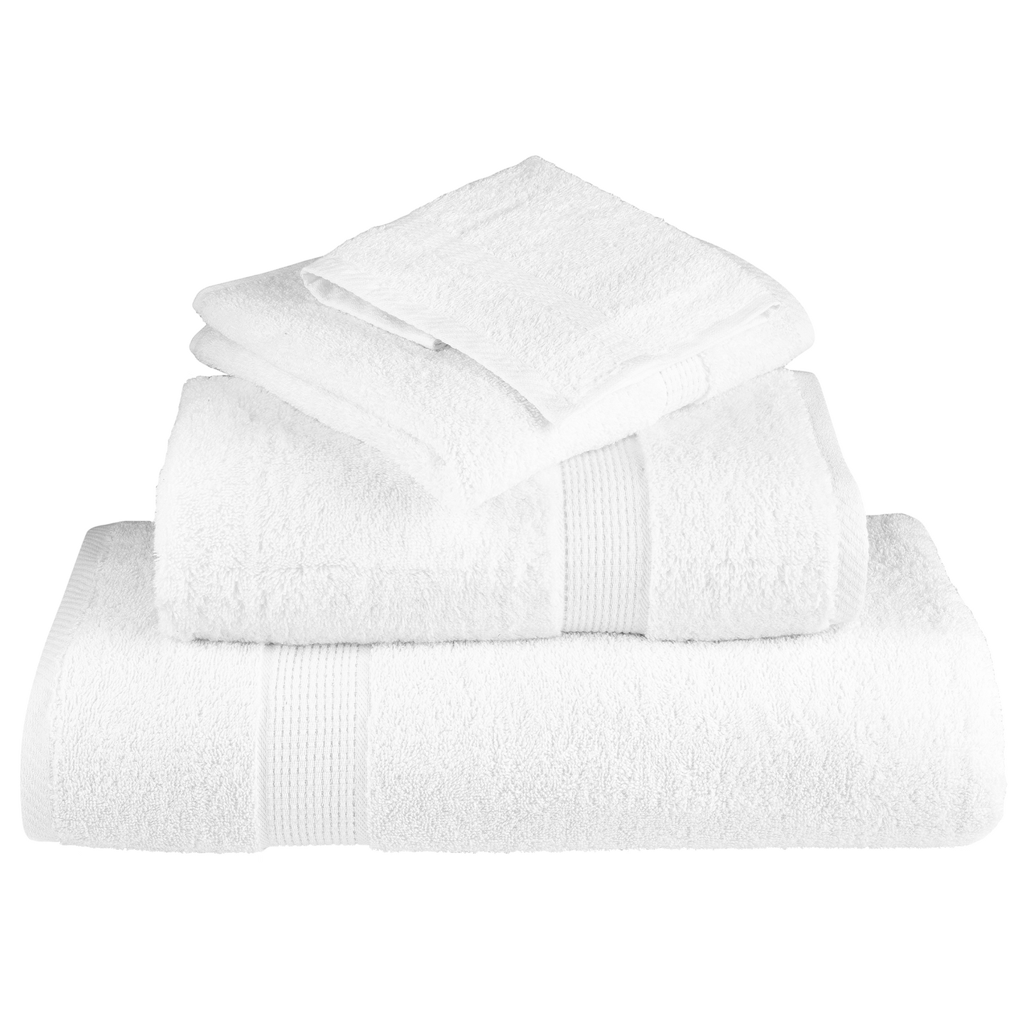 Gjesthåndkle SOLUND 2 pcs Hvit 15 x 21 cm 550 gsm