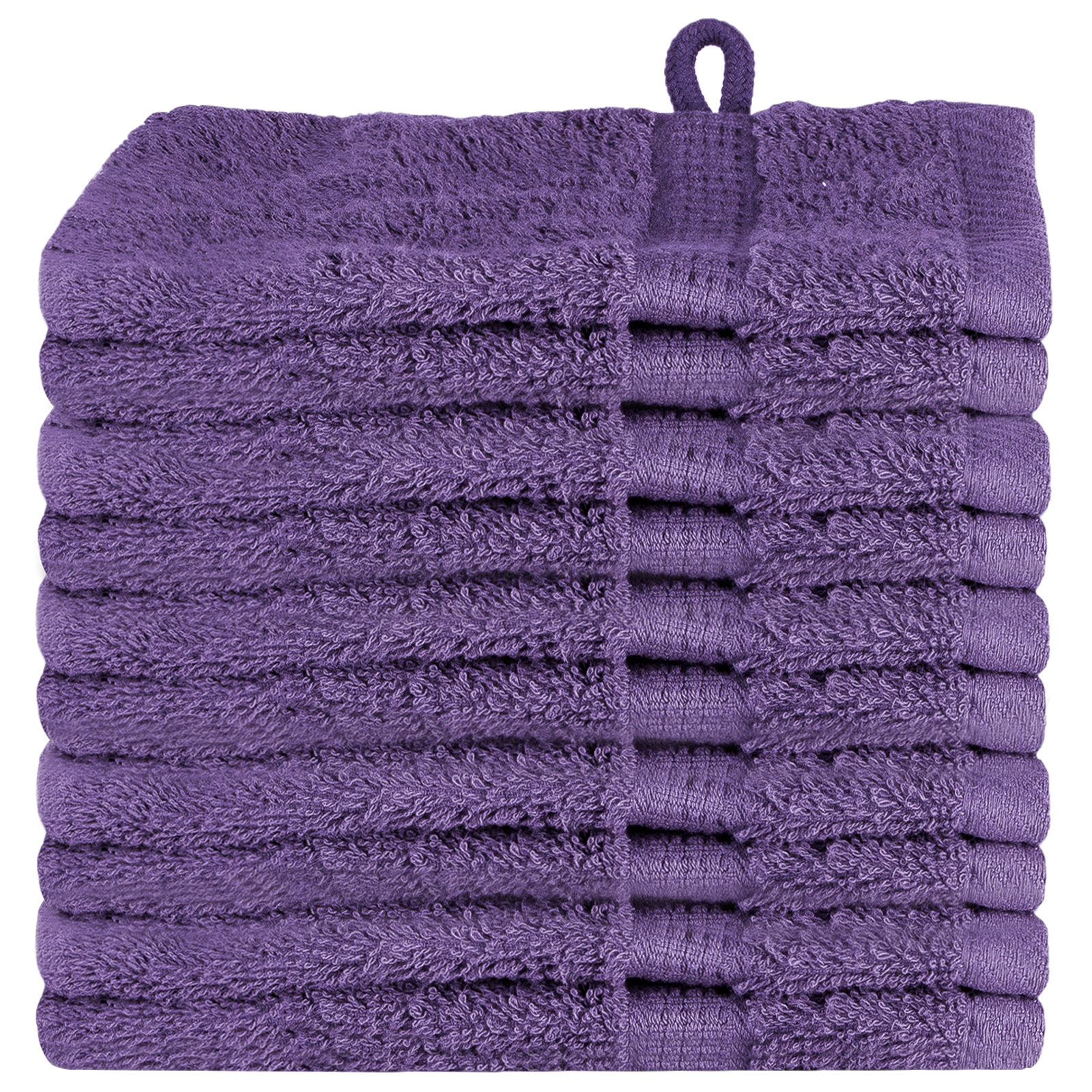 Vaskekluter 10 pcs Lilla Bomull