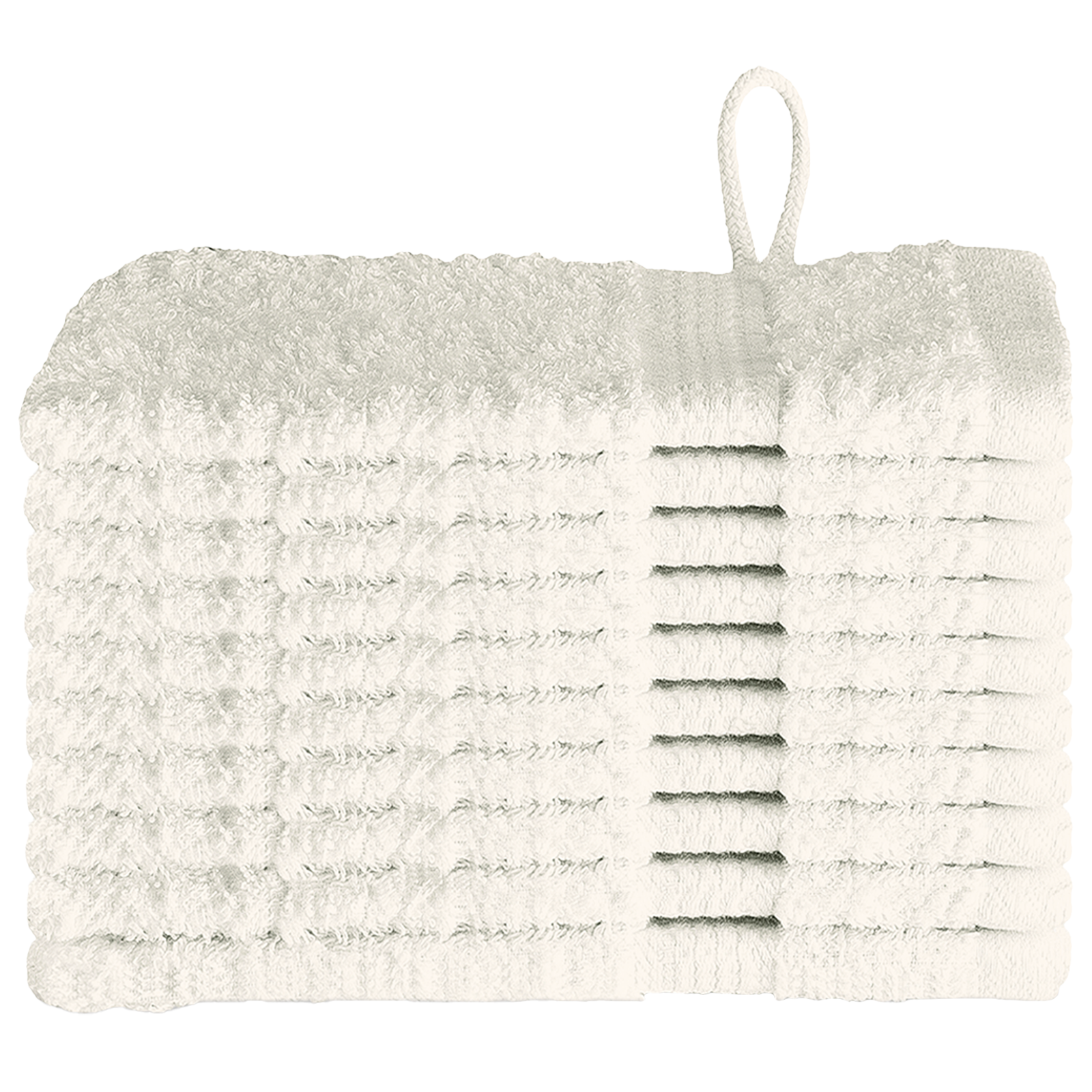 Vaskekluter 10 pcs Krem Bomull
