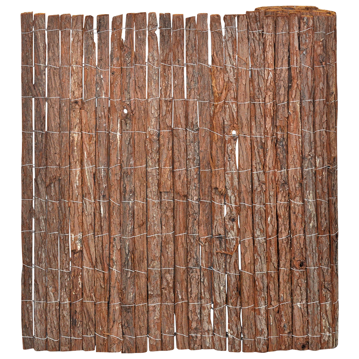Barkgjerde Brun 100 x 600 cm Bark