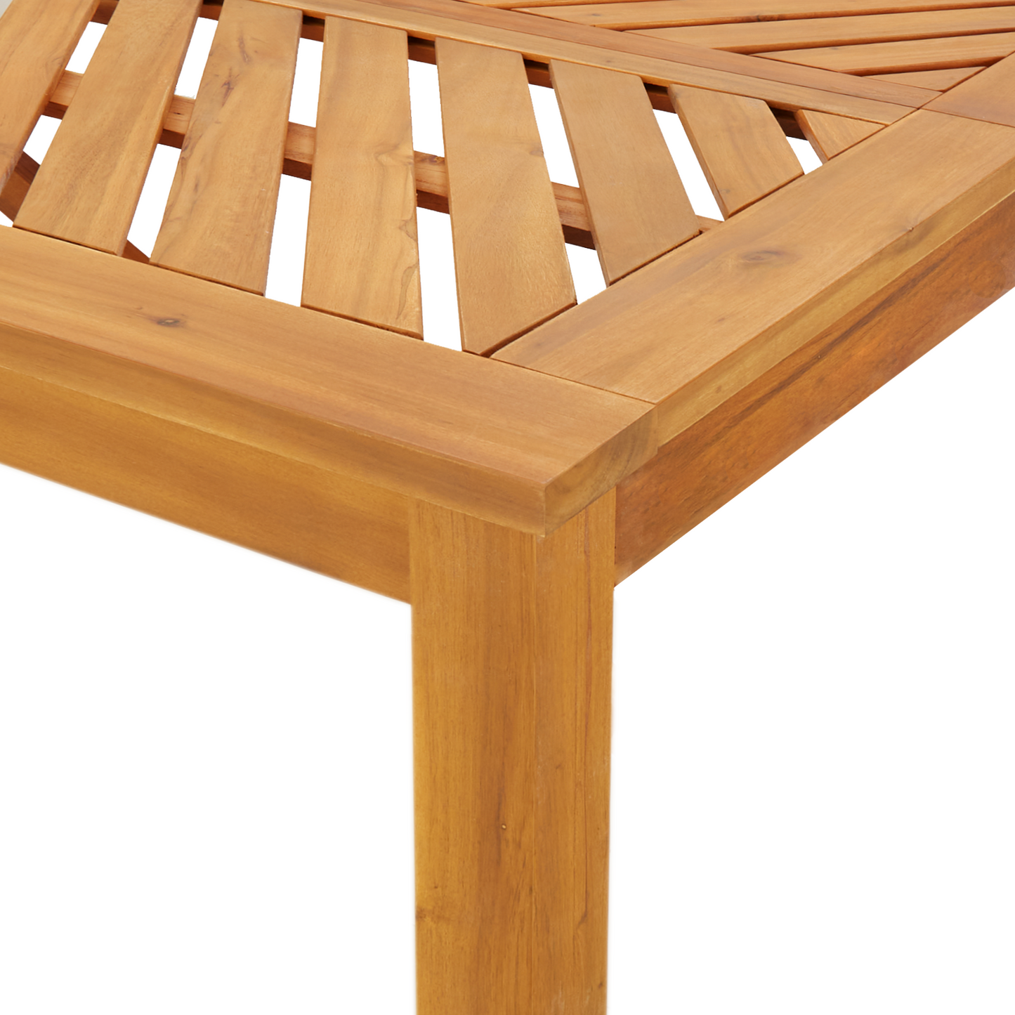 Hage Spisegruppe 5 stk. Brun Solid akasietre