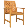 Hage Spisegruppe 5 pcs Brun 150 x 90 x 74 cm heltre akasie