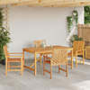 Hage Spisegruppe 5 pcs Brun 150 x 90 x 74 cm heltre akasie