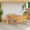 Hage Spisegruppe 5 pcs Brun 150 x 90 x 74 cm heltre akasie