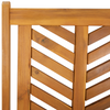 Hage Bistro Sett 3 pcs Brun heltre akasie
