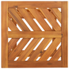 Hage Bistro Sett 3 pcs Brun heltre akasie