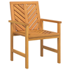 Hage lounge sett 3 pcs Brun Massivt akasietre