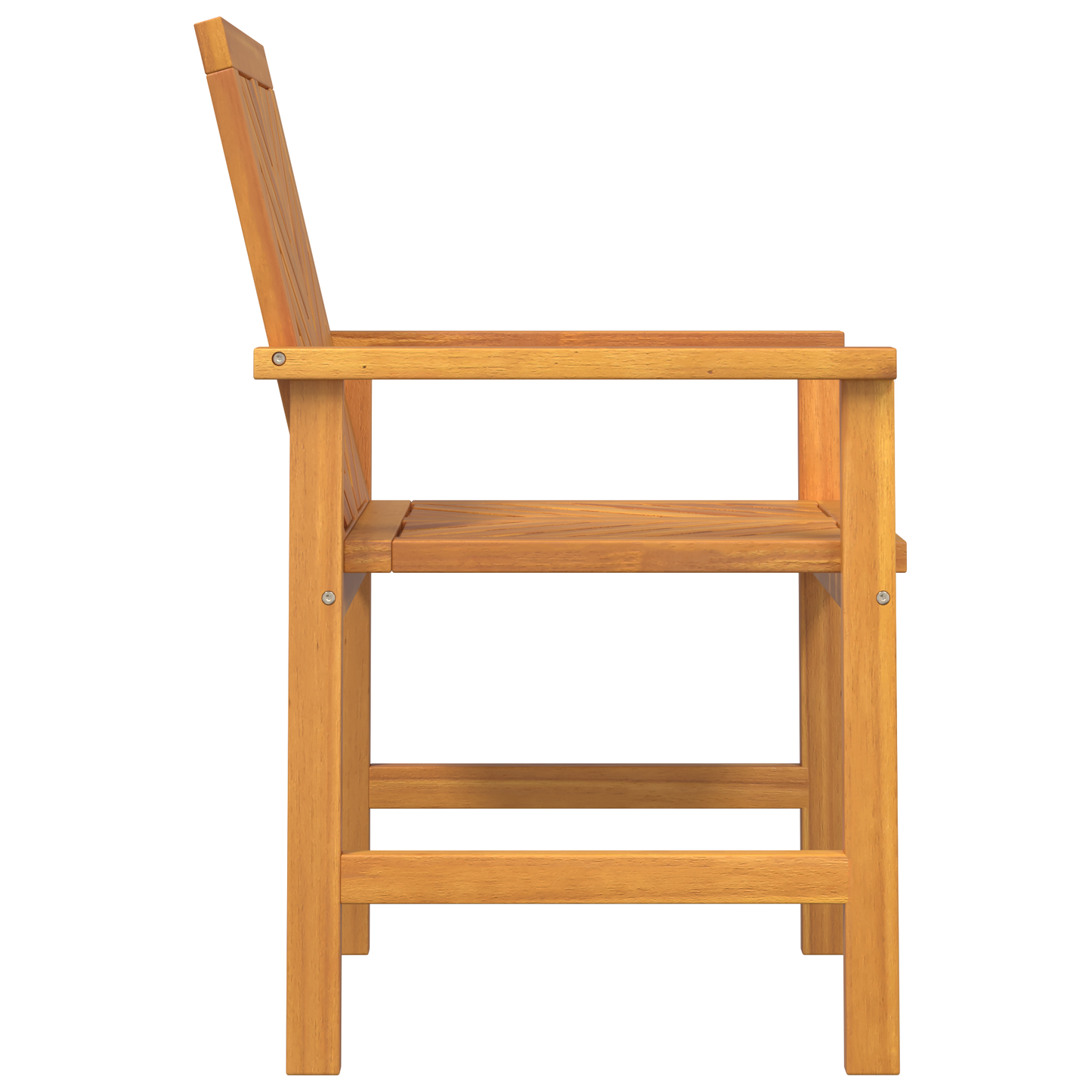 Spisestuestol 6 pcs Naturlig Solid akasietre