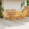 Recliner stol 6 pcs Brun 57 x 71 x 90cm tre