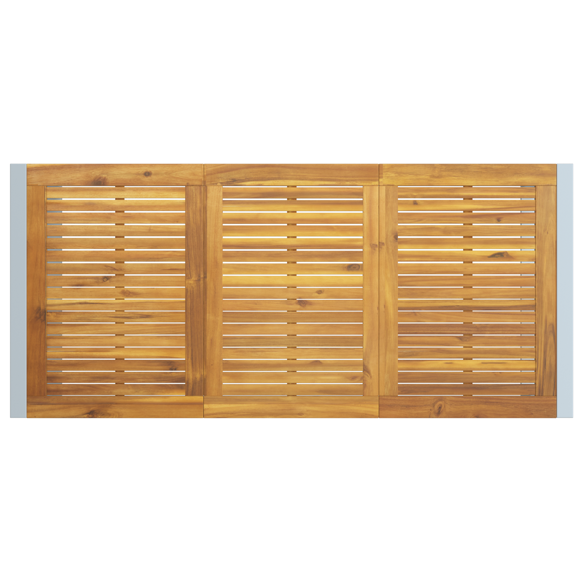 Hage Spisegruppe 5 pcs Grå og brun 180 x 90 x 75 cm
