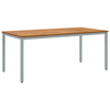 Hage Spisegruppe 5 pcs Grå og brun 180 x 90 x 75 cm