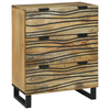 Baderomsinnredningssett med skuff 3 pcs Brun 180 x 33 x 75 cm