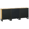 Baderomsinnredningssett med skuff 3 pcs Brun 180 x 33 x 75 cm