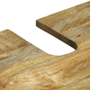 Baderomsinnredningssett med skuff 5 pcs Brun 38 x 33 x 160 cm