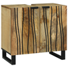 Baderomsinnredningssett med skuff 5 pcs Brun 38 x 33 x 160 cm