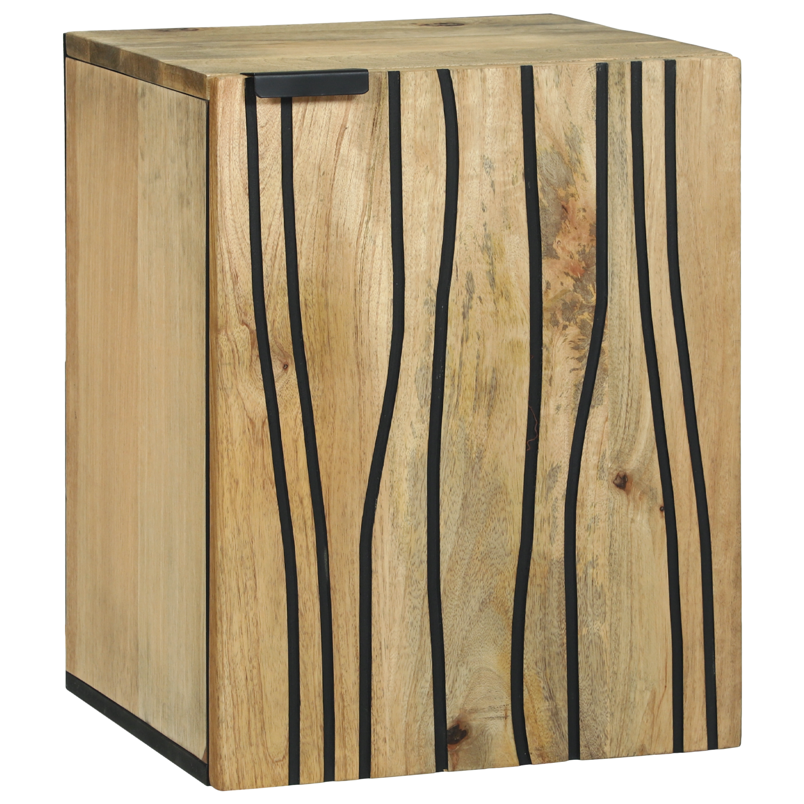 Baderomsinnredningssett med skuff 5 pcs Brun 38 x 33 x 160 cm