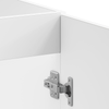 Kjøkkenskap Kalmar 2 pcs Hvit 80 x 46 x 81.5 cm Konstruert tre