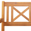 Hage Stol 4 pcs Brun 56 x 56 x 90 cm Massivt akasietre