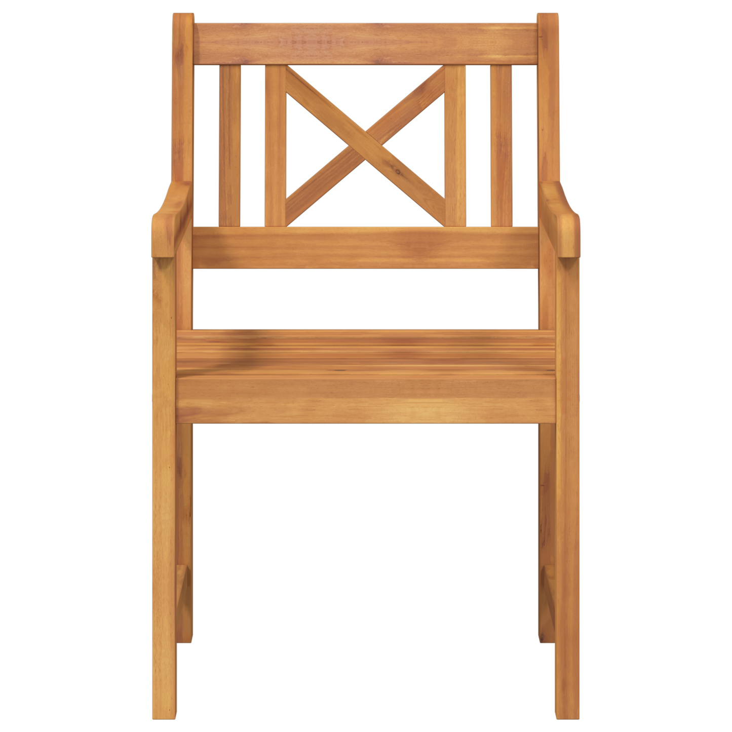 Hagestoler 8 pcs Naturlig Solid akasietre