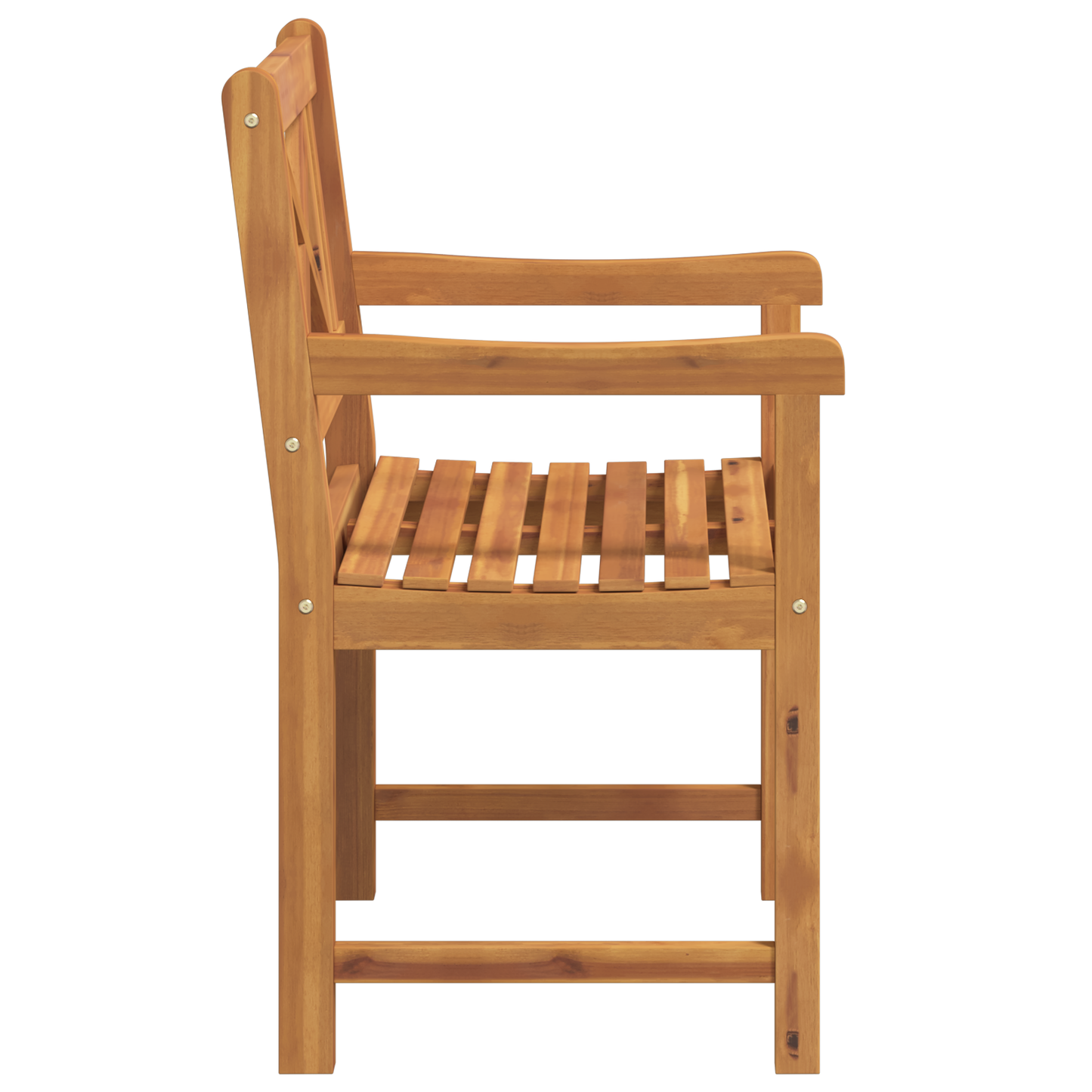 Hagestoler 8 pcs Naturlig Solid akasietre