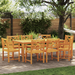 Hagestoler 8 pcs Naturlig Solid akasietre