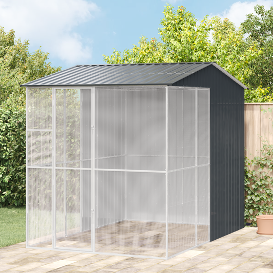 Fuglebur Antrasitt 215 x 310 x 247 cm Galvanisert Stål