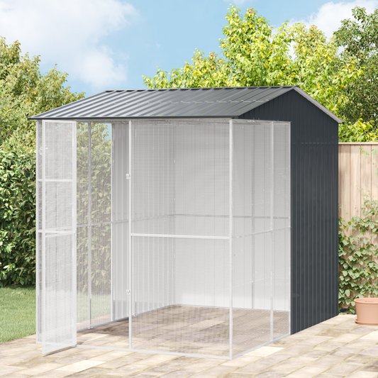 Fuglebur Antrasitt 215 x 310 x 247 cm Galvanisert Stål