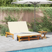 Solstol Brun 125 x 200 x 84 cm Solid akasietre