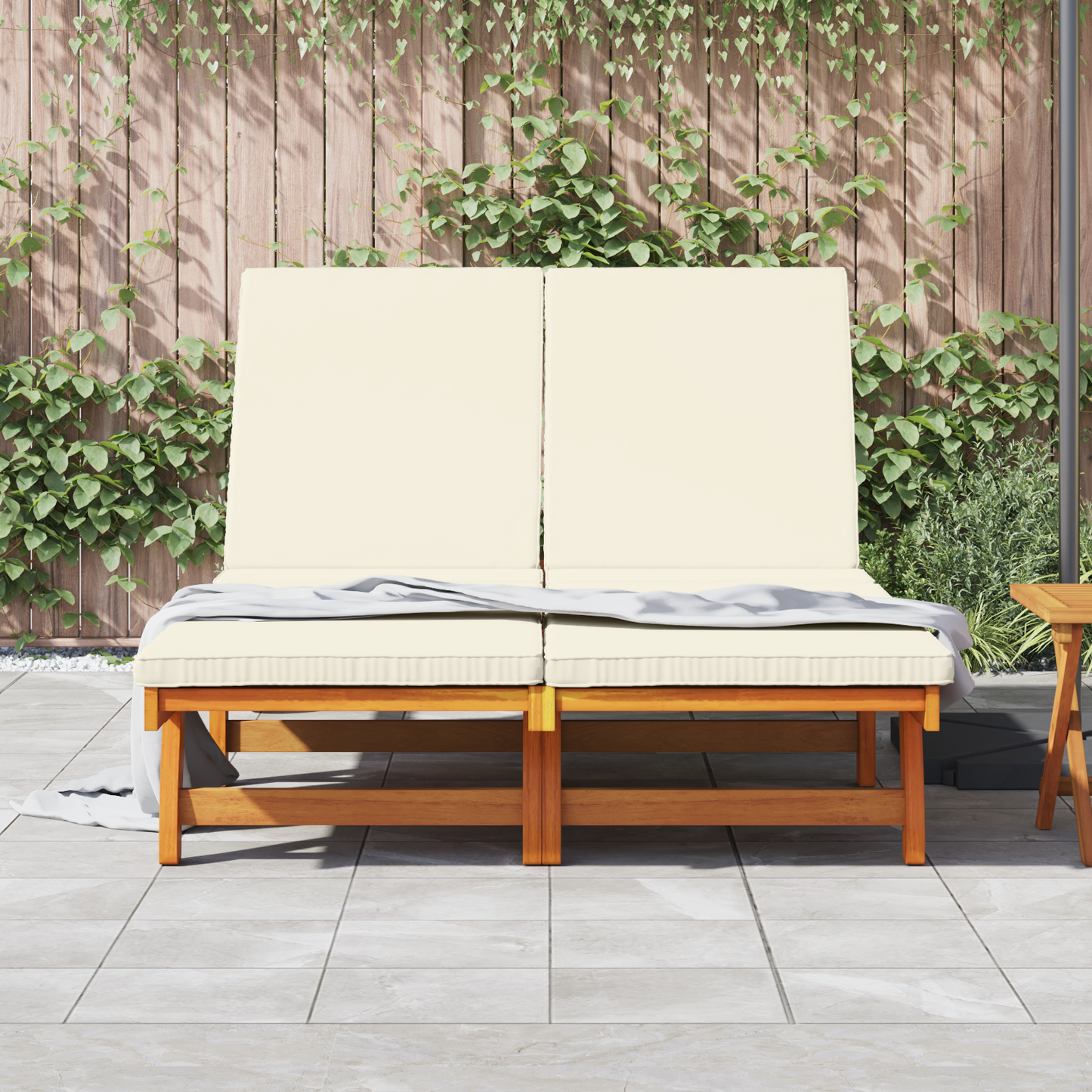 Solstol Brun 125 x 200 x 84 cm Solid akasietre