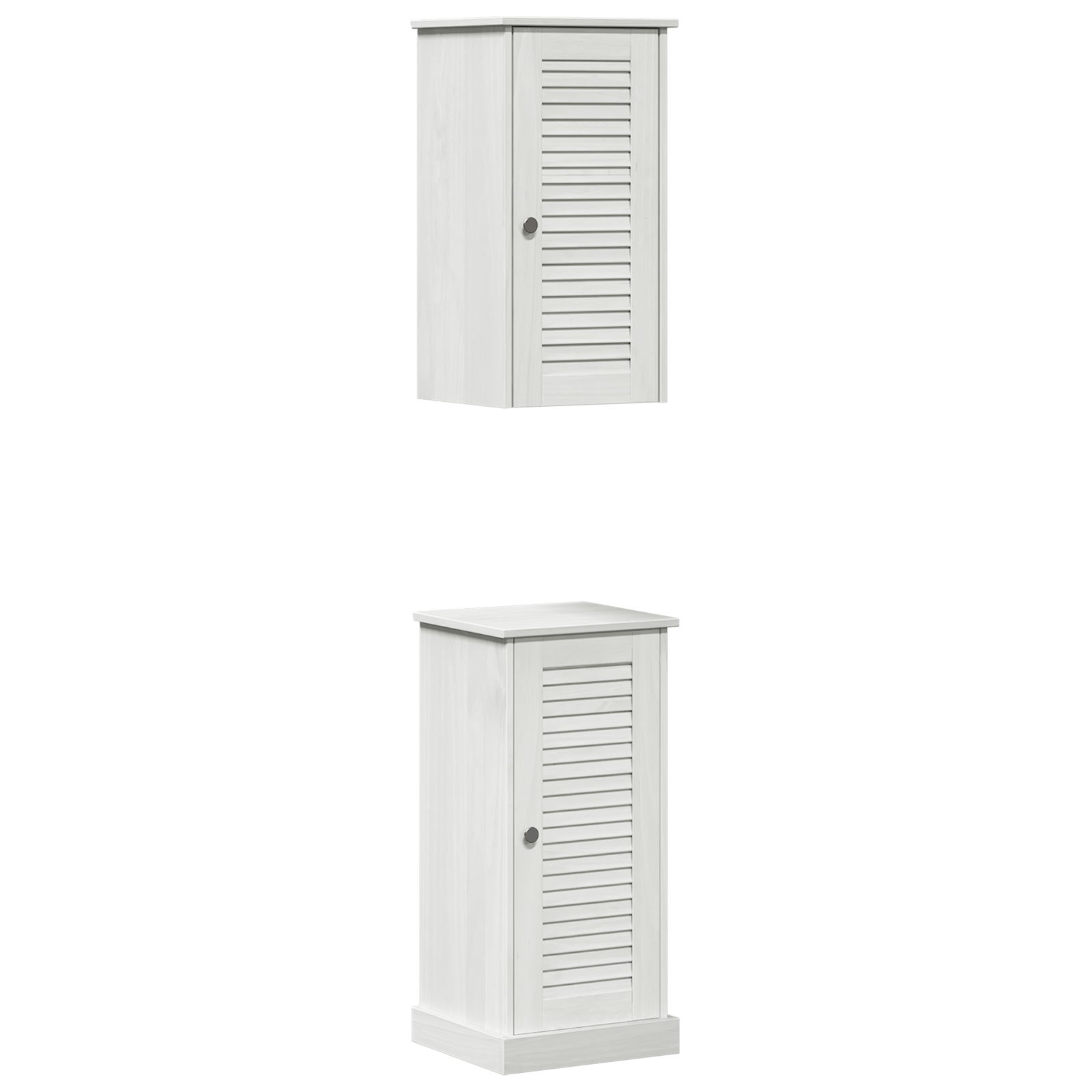 Baderomsinnredningssett VIGO 2 pcs antikk hvit 37 x 34 x 80 cm