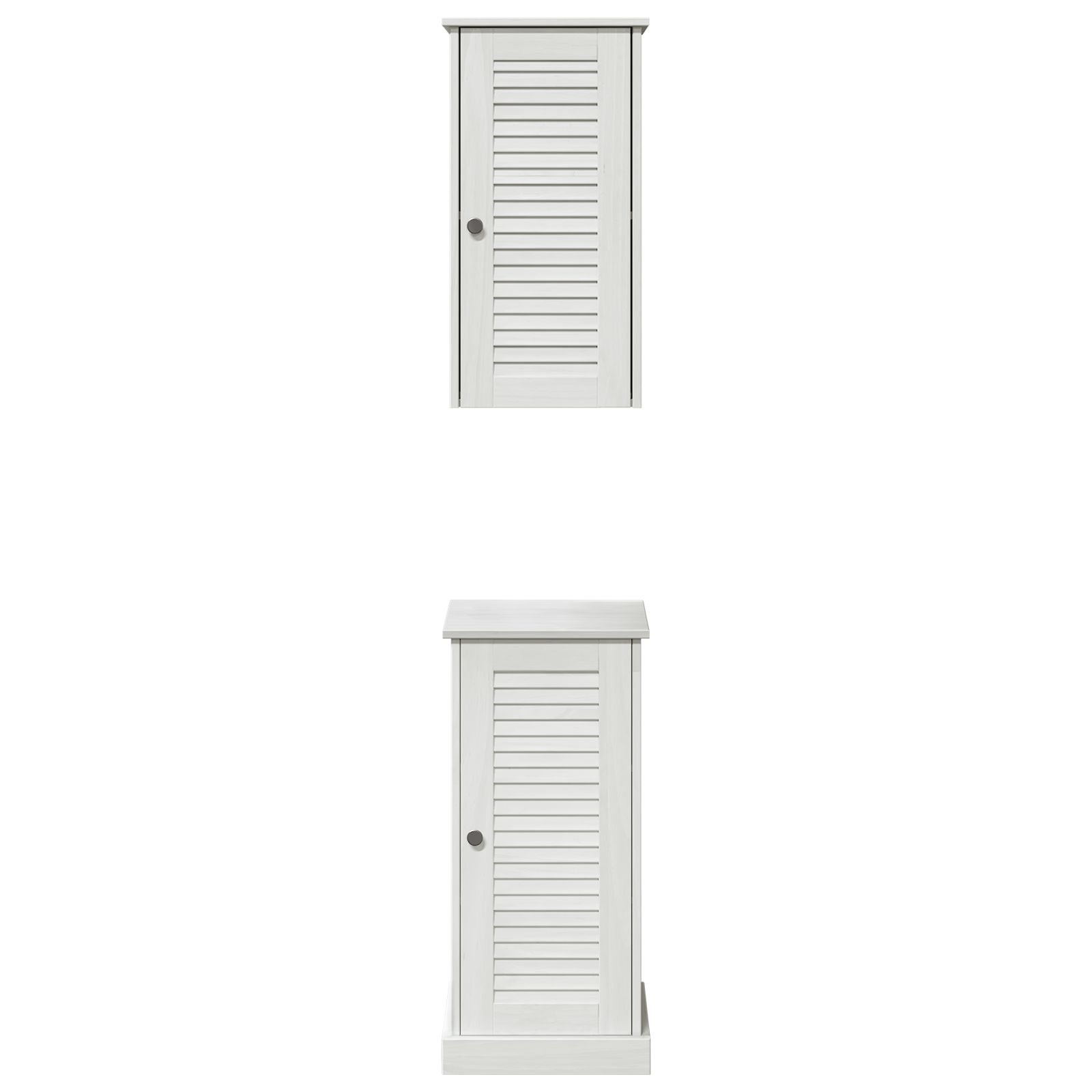 Baderomsinnredningssett VIGO 2 pcs antikk hvit 37 x 34 x 80 cm