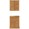 Baderomsinnredningssett VIGO 2 pcs Brun 67,5 x 34 x 80 cm