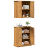 Baderomsinnredningssett VIGO 2 pcs Brun 67,5 x 34 x 80 cm
