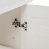 Baderomsinnredningssett med hylle 2 pcs Brun 67,5 x 34 x 80 cm