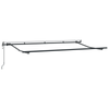 Markise med persienne Krem 350 x 200 x 120 cm Stoff og Metall